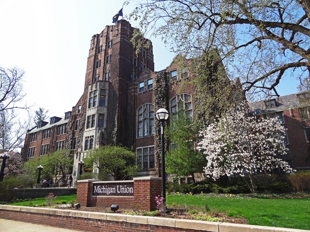 U M campus Michigan Union 1800