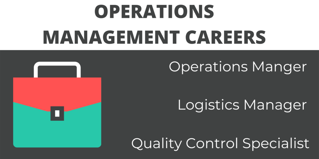 Kind jobs can you get operations management degree
